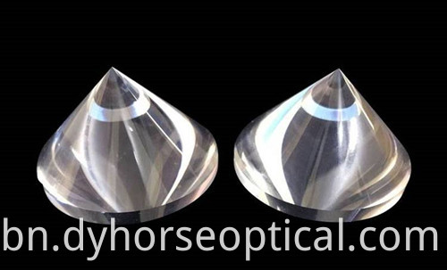 Calcium Fluoride Pyramid Optical Lens